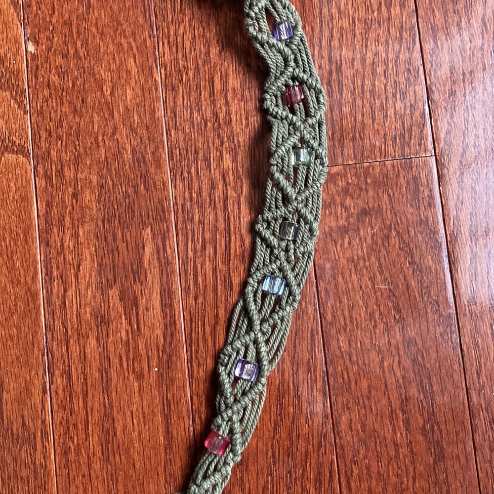 Pretty Beaded Rope Belt - Picture 4 of 9